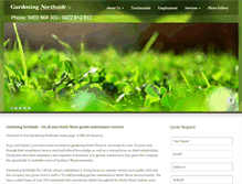 Tablet Screenshot of gardeningnorthside.com.au